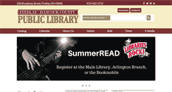 Desktop Screenshot of findlaylibrary.org